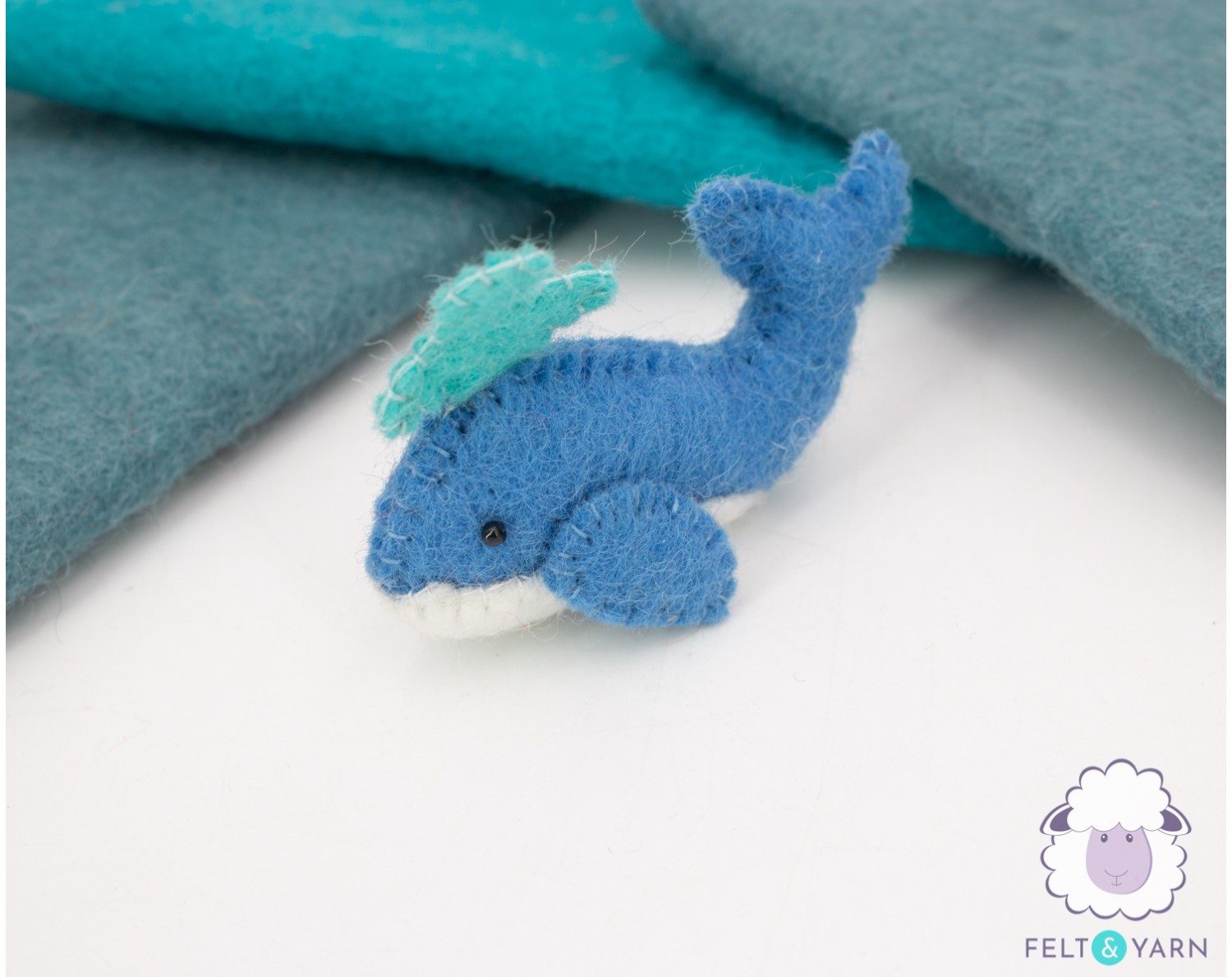 Marine Animal Mobile needle felt wool handmade whale fish sea