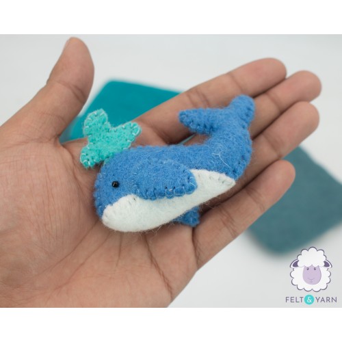 Felt Mini Whale