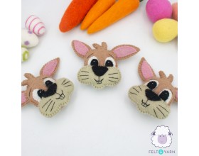 Goofy Easter Bunny Heads