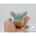 Cute Felt Easter Bunnies