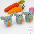 Cute Felt Easter Bunnies