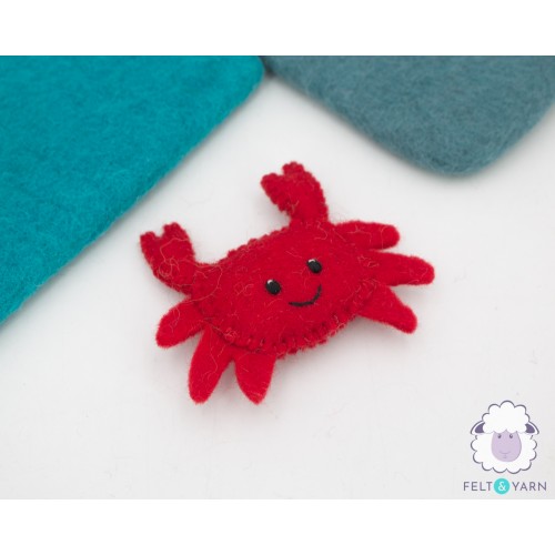 Mini Felt Crab