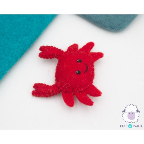 Mini Felt Crab