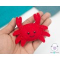 8cm Mini Felt Crab