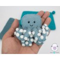 Mini Felt Smily Octopus Ornament