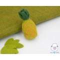 10 cm and 13 cm Felted Unripe Pineapples