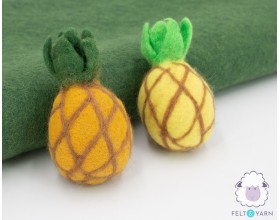 10 cm Felt Ripe Pineapple