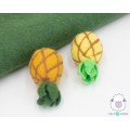 10 cm Felt Ripe Pineapple