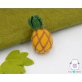10 cm Felt Ripe Pineapple