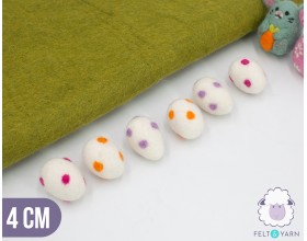 4cm Spotted Easter Eggs