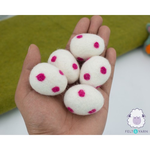 6cm Spotted Easter Eggs