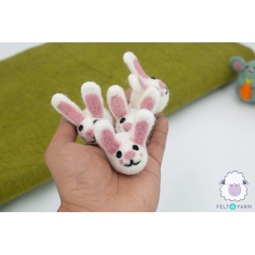 Mini Pink Bunny Head