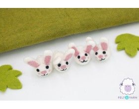 Mini Pink Bunny Head