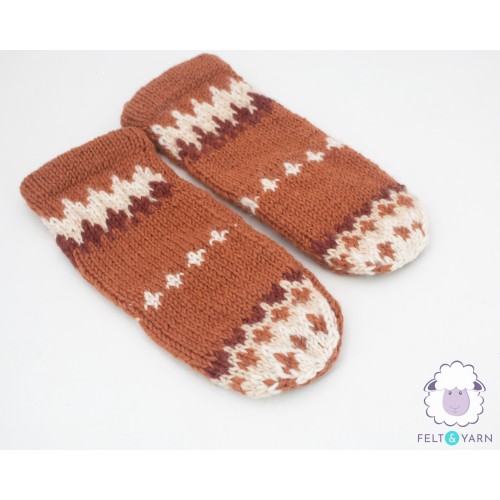 100% Merino Wool Mittens