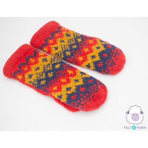100% Merino Wool Mittens