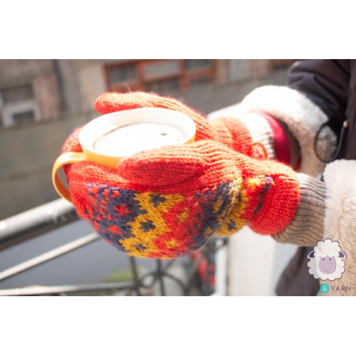 100% Merino Wool Mittens