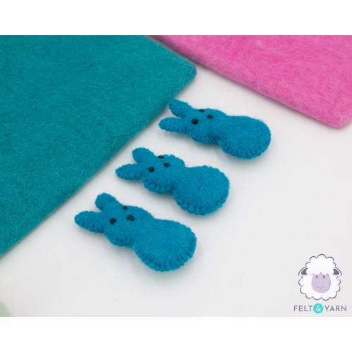 Stitched Felt Easter Bunny Peeps