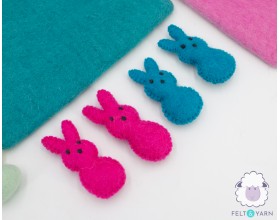 Stitched Felt Easter Bunny Peeps