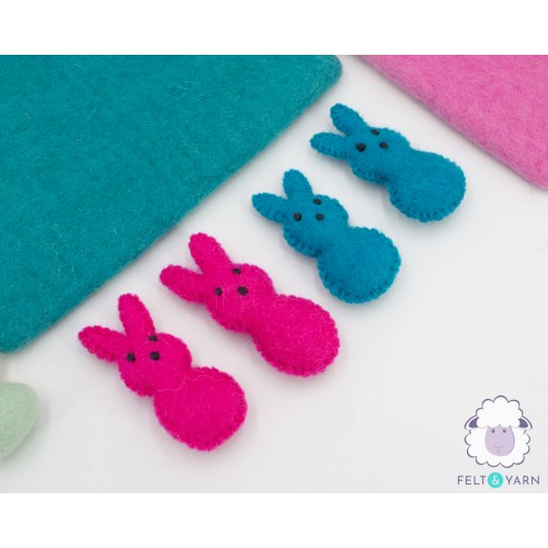 Stitched Felt Easter Bunny Peeps