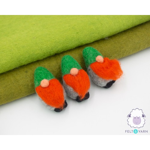 9cm Felt Gnomes Ornament