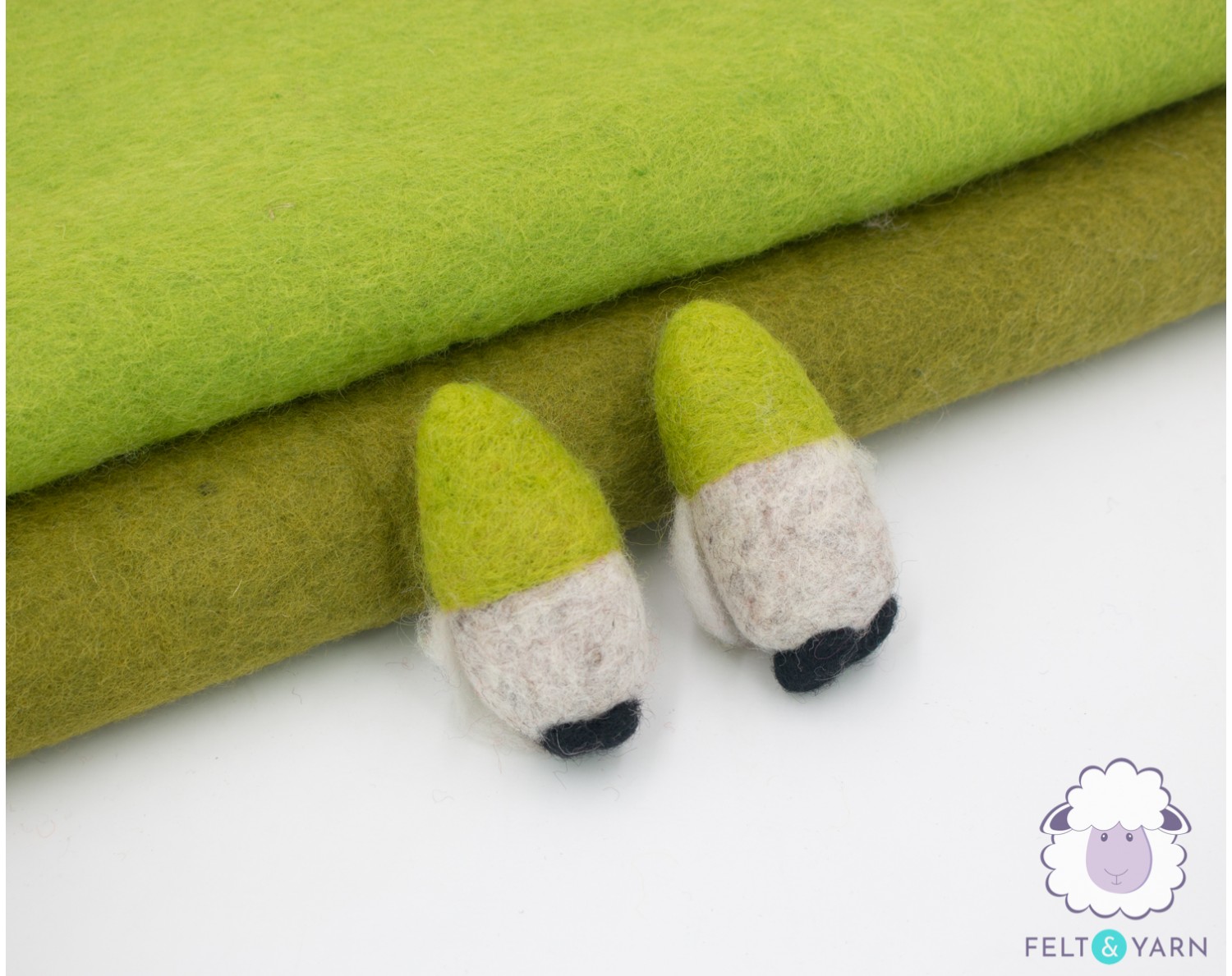 Wool Felted Easter Gnomes - Felt &amp; Yarn