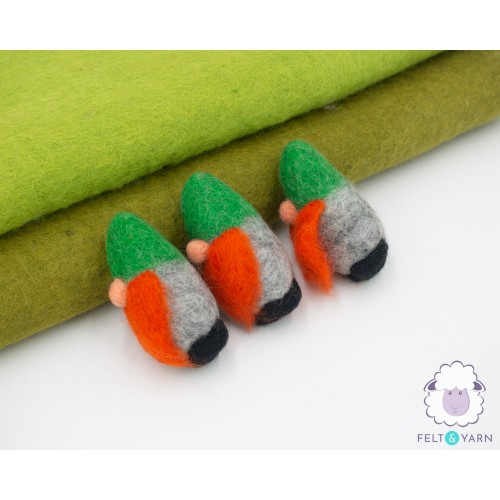 9cm Felt Gnomes Ornament