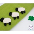 Bulk Wool Felt Black Sheep