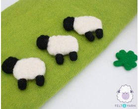 Bulk Wool Felt Black Sheep