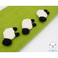 Bulk Wool Felt Black Sheep