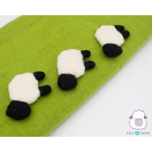 Bulk Wool Felt Black Sheep