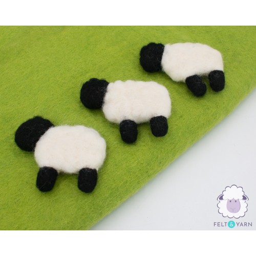 Bulk Wool Felt Black Sheep