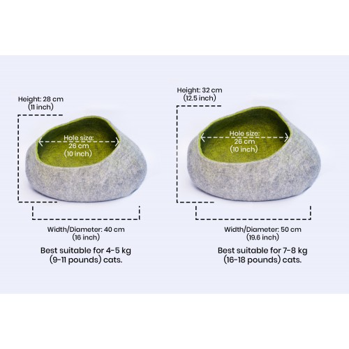 Big Opening Felt Cat House