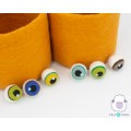 3cm Creepy Halloween Felt Eyeballs