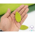 5cm & 7cm Felt Magnolia Leaf