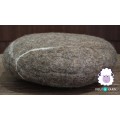 40 x 15cm Wool Felt Pouf | Wool Felt Stone Pouf | 100% Handmade