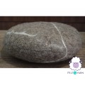 40 x 15cm Wool Felt Pouf | Wool Felt Stone Pouf | 100% Handmade