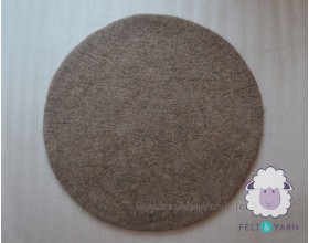 Brown Plain Felt Sheet Rug