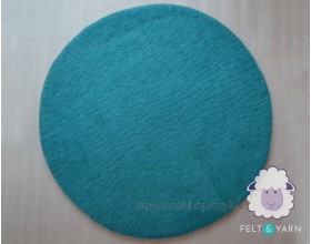 Teal Plain Sheet Rug