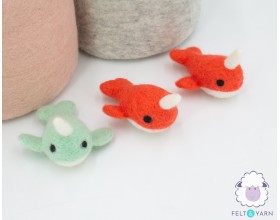 Felt Mini Narwhal