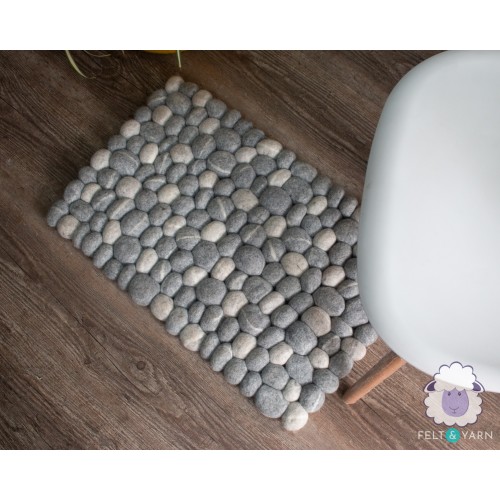 Gray Pebble Rug