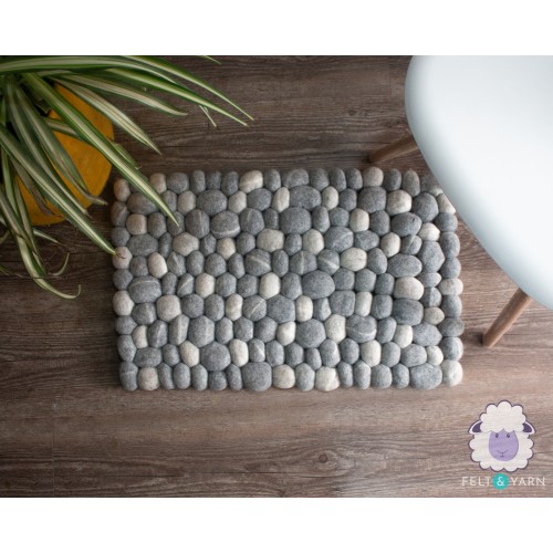 Gray Pebble Rug