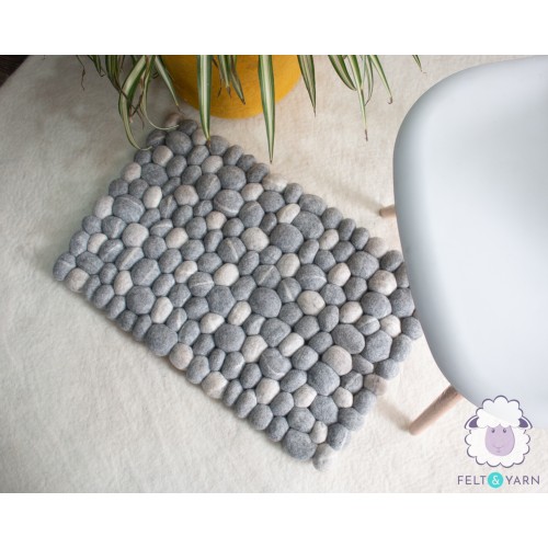Gray Pebble Rug