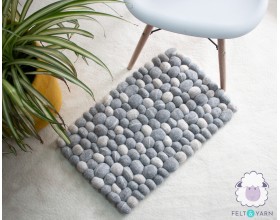 Gray Pebble Rug