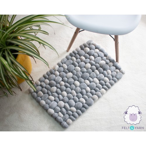 Gray Pebble Rug