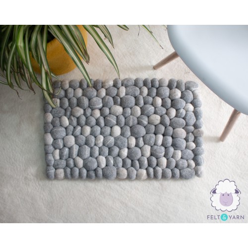 Gray Pebble Rug