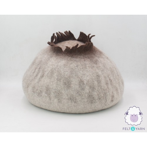 Jungle Tree Mushroom Felt Cat Cave