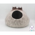 Jungle Tree Mushroom Felt Cat Cave