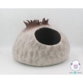 Jungle Tree Mushroom Felt Cat Cave