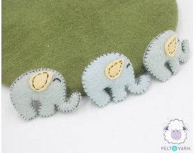 Stitched Felt Light Gray...