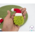Handmade Christmas Felt Grinch Hat